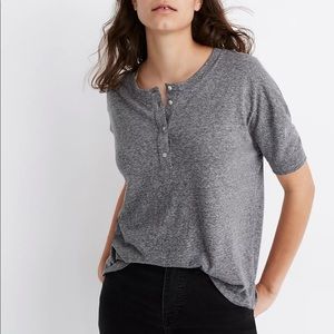 Madewell Grey Henley Shirt